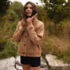 The Warmest Wool Short Coat - Fawn