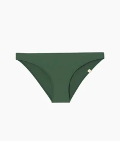 The Low Rise Bikini Bottom - Olive -Summer Salt Swim Store flatlaygraybackground 94