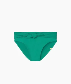 The Tie Belt High Leg Mid Rise Bottom - Seaglass 11 The Tie Belt High Leg Mid Rise Bottom - Seaglass -Summer Salt Swim Store flaylaygraybackground 192