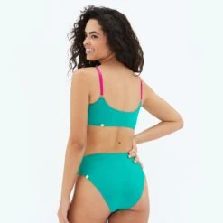 The High Leg Mid Rise Bikini Bottom - Seaglass -Summer Salt Swim Store hlmr seaglass back web 60f31c24 3416 4dbf 83ff 697effed73b7