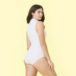 The Sleeveless Day To Night Bodysuit - White Sand 7 The Sleeveless Day To Night Bodysuit - White Sand -Summer Salt Swim Store sleeveless body suit 1 1cf89e5f 9a02 4e3a af6b 3752c1d7bc5d